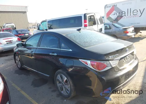 2013 Hyundai Sonata Hybrid Limited z USA, uszkodzony, nr VIN KMHEC4A41DA084654